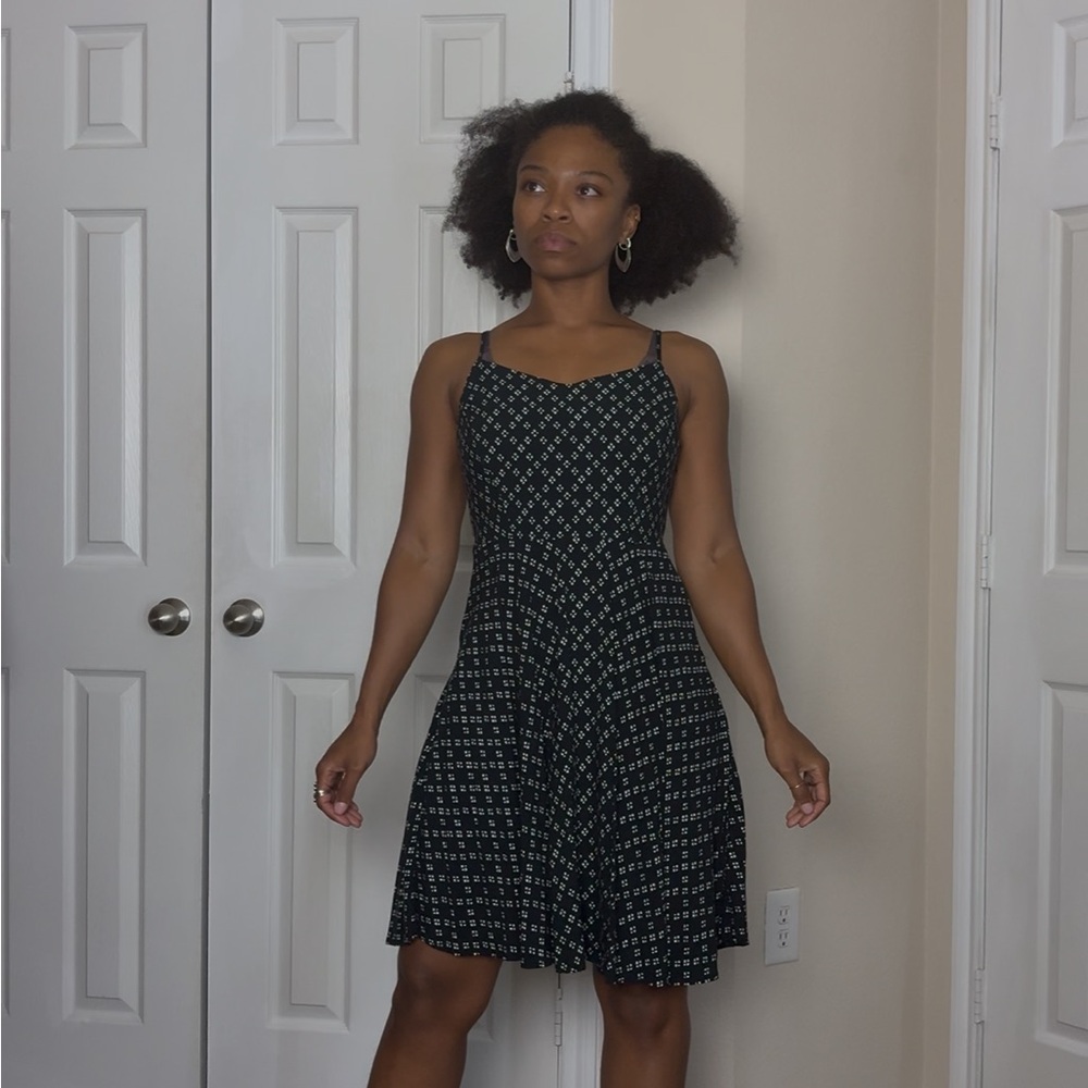 Light Black and White Women's Dress